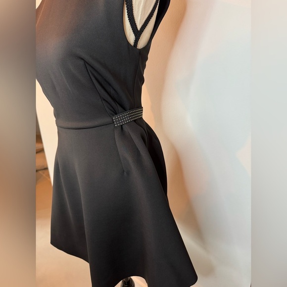 Perfect Little Black Dress | Cinched Waist & Studded Belt | Size S - Picture 17 of 17